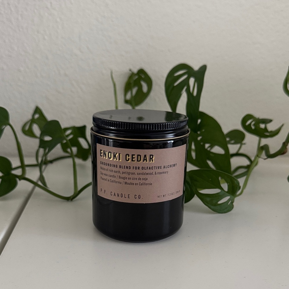 P.F. Candle co. Enoki Cedar Candle